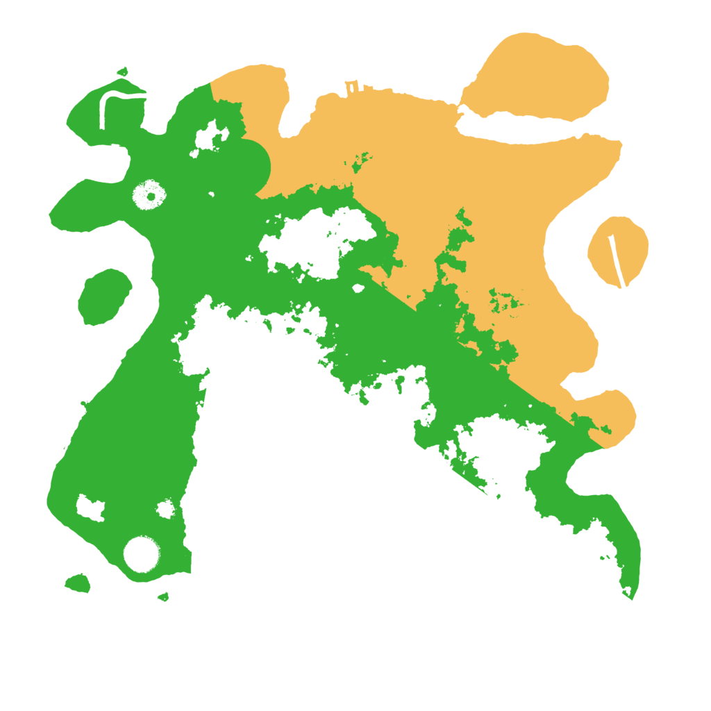 Biome Rust Map: Procedural Map, Size: 3500, Seed: 7673464