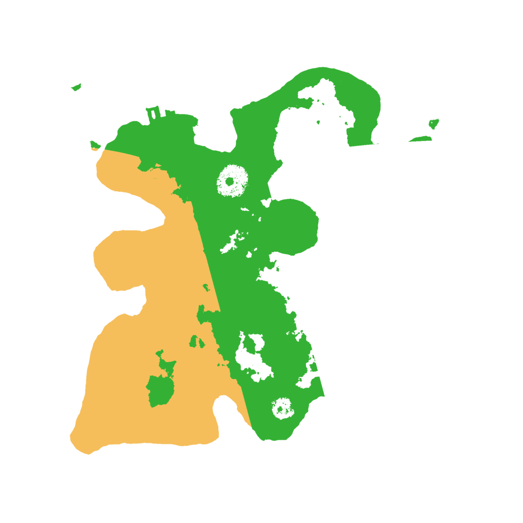 Biome Rust Map: Procedural Map, Size: 2500, Seed: 1271989177
