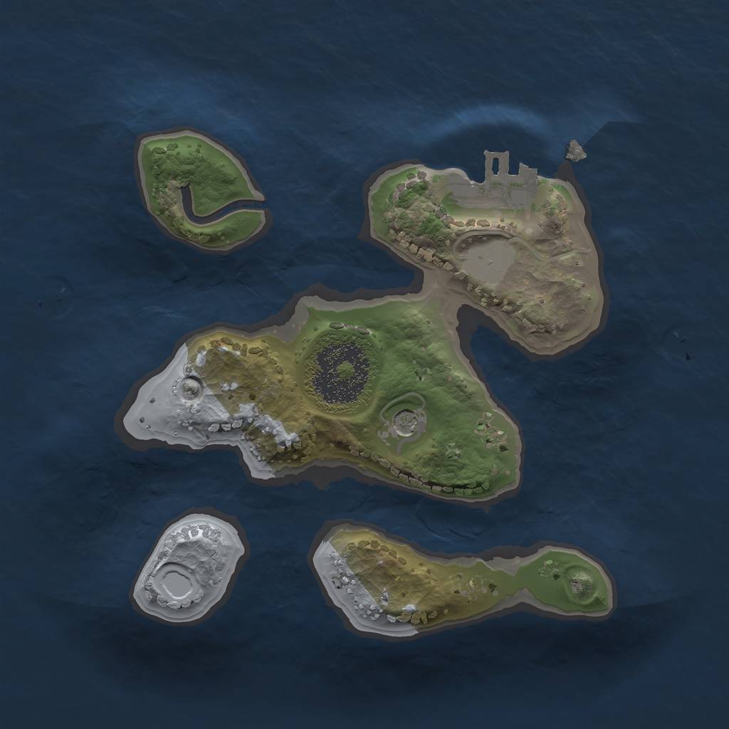 Rust Map: Procedural Map, Size: 1800, Seed: 1766877676, 7 Monuments