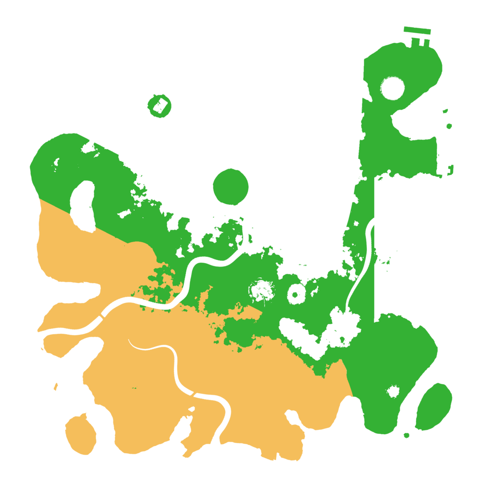 Biome Rust Map: Procedural Map, Size: 3750, Seed: 77103254