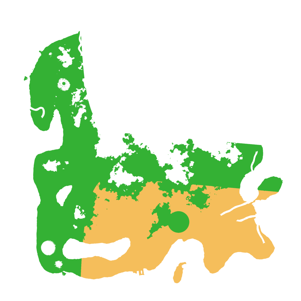 Biome Rust Map: Procedural Map, Size: 3700, Seed: 1169514706