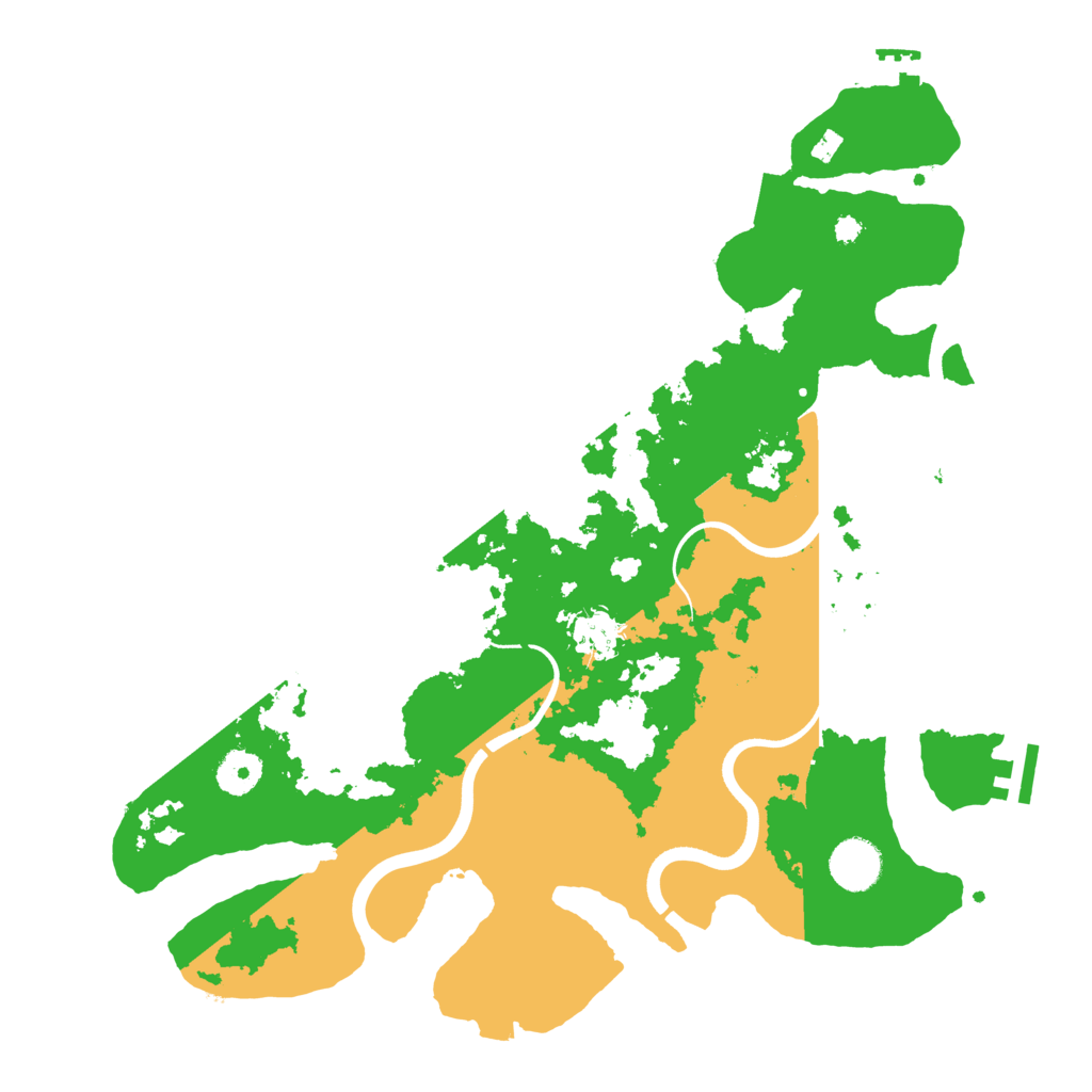 Biome Rust Map: Procedural Map, Size: 3700, Seed: 2789