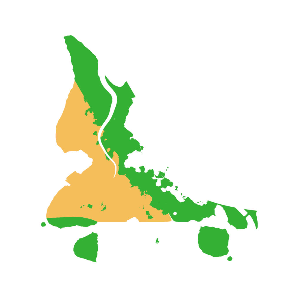 Biome Rust Map: Procedural Map, Size: 2500, Seed: 1247774219