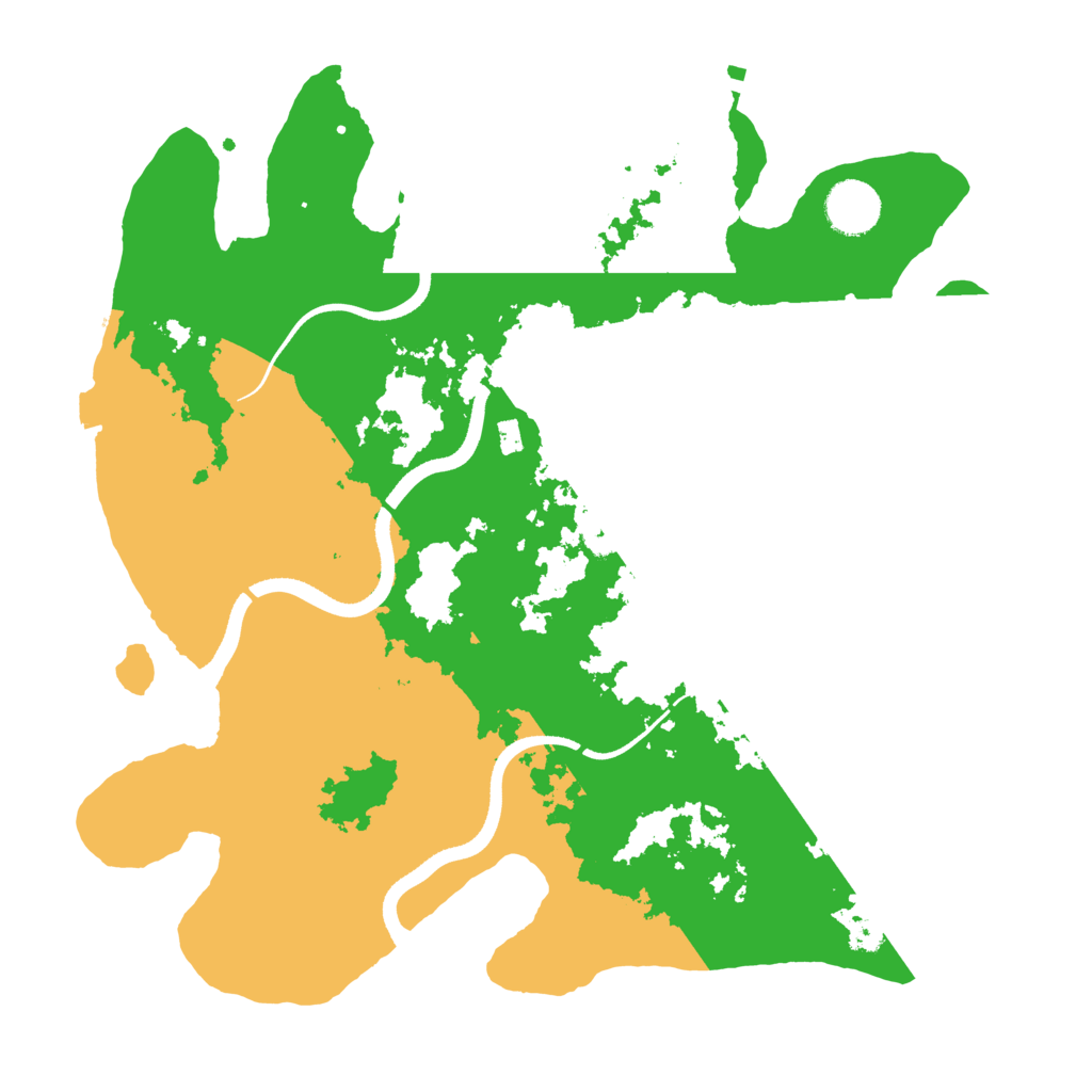 Biome Rust Map: Procedural Map, Size: 3500, Seed: 1767992714