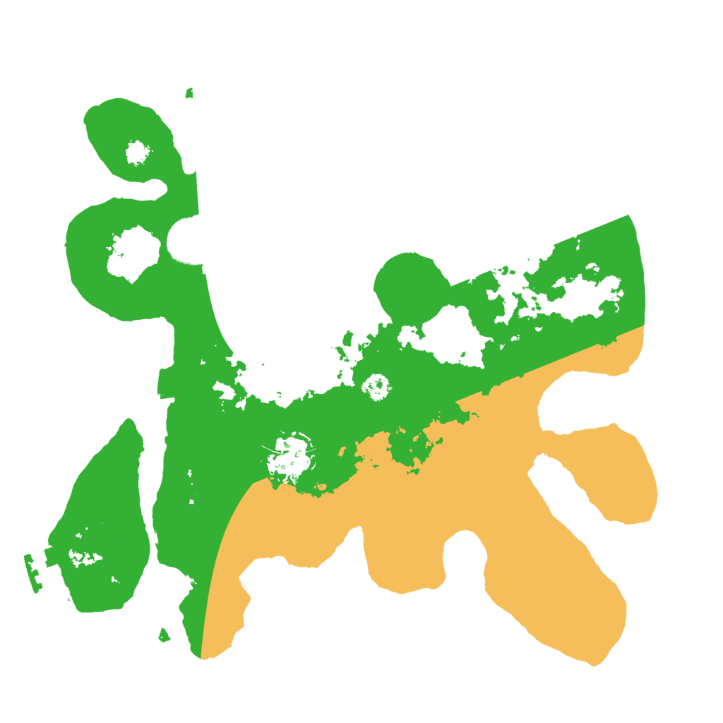Biome Rust Map: Procedural Map, Size: 2800, Seed: 15681