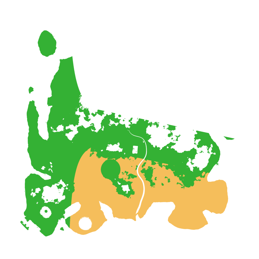 Biome Rust Map: Procedural Map, Size: 3500, Seed: 7763500