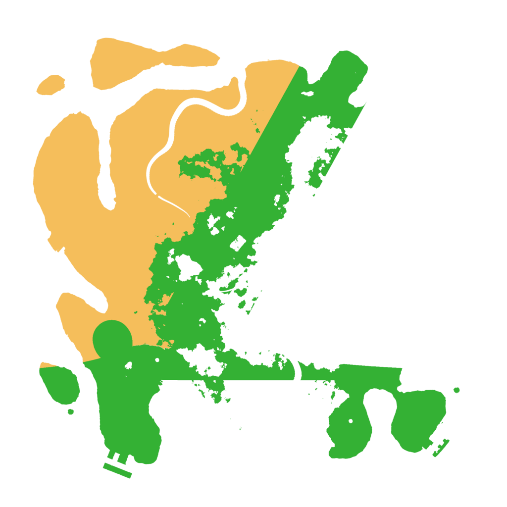 Biome Rust Map: Procedural Map, Size: 3500, Seed: 1726585932