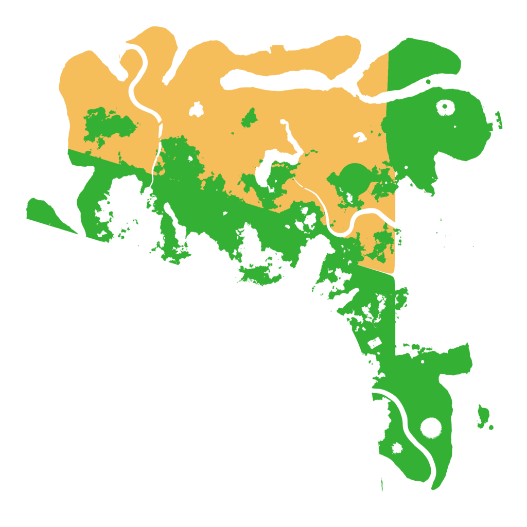 Biome Rust Map: Procedural Map, Size: 4500, Seed: 2108495843