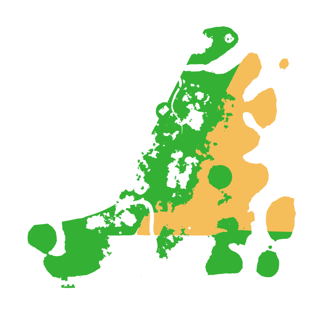 Biome Rust Map: Procedural Map, Size: 3500, Seed: 1672059110
