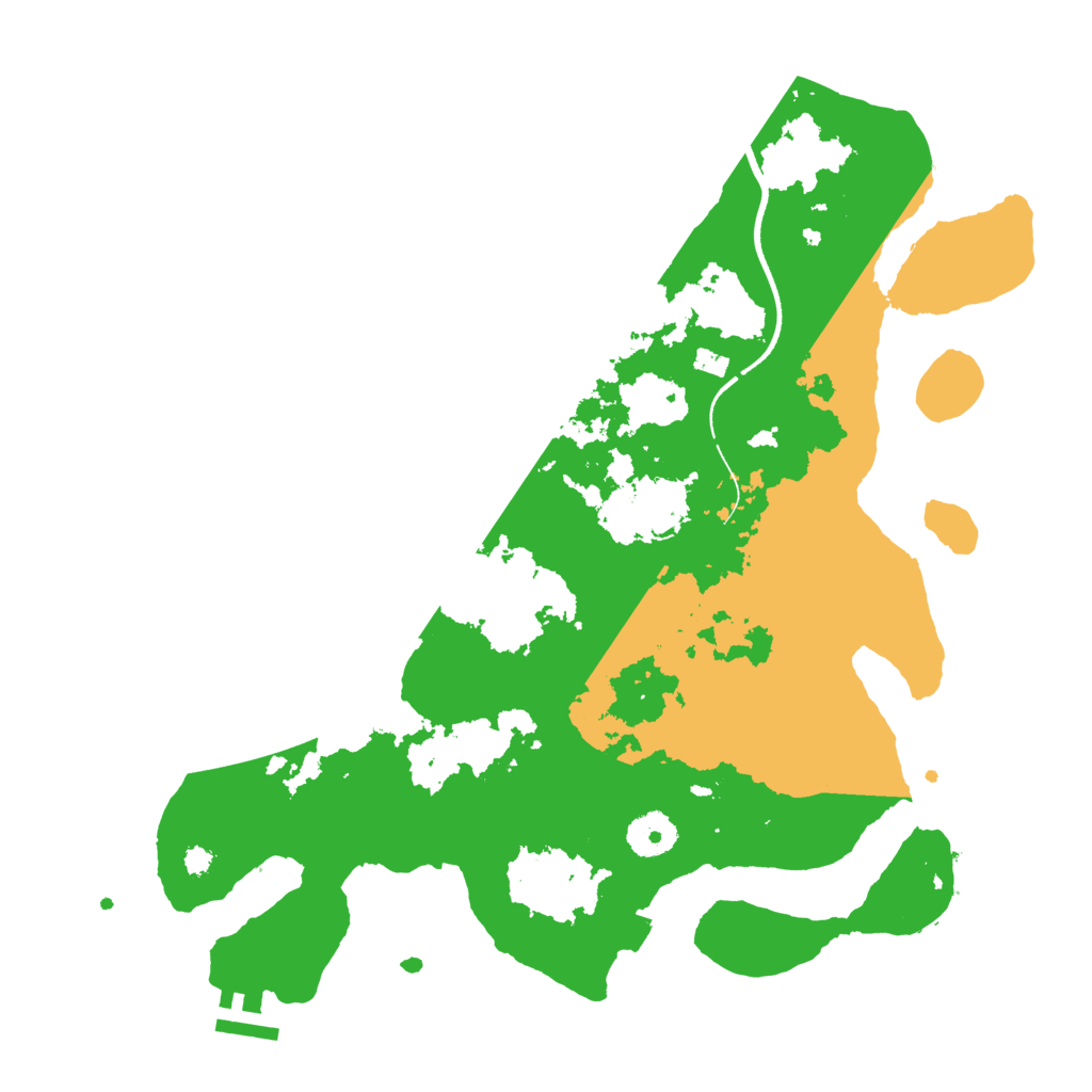 Biome Rust Map: Procedural Map, Size: 3500, Seed: 1793139532