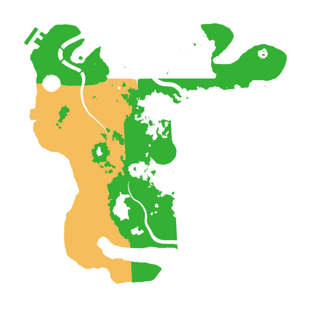 Biome Rust Map: Procedural Map, Size: 3250, Seed: 180681826