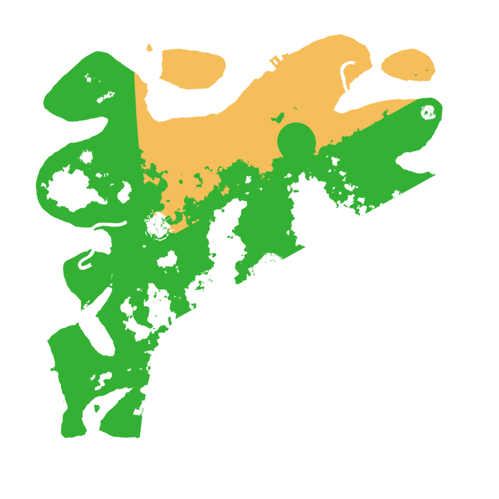 Biome Rust Map: Procedural Map, Size: 3500, Seed: 11111113