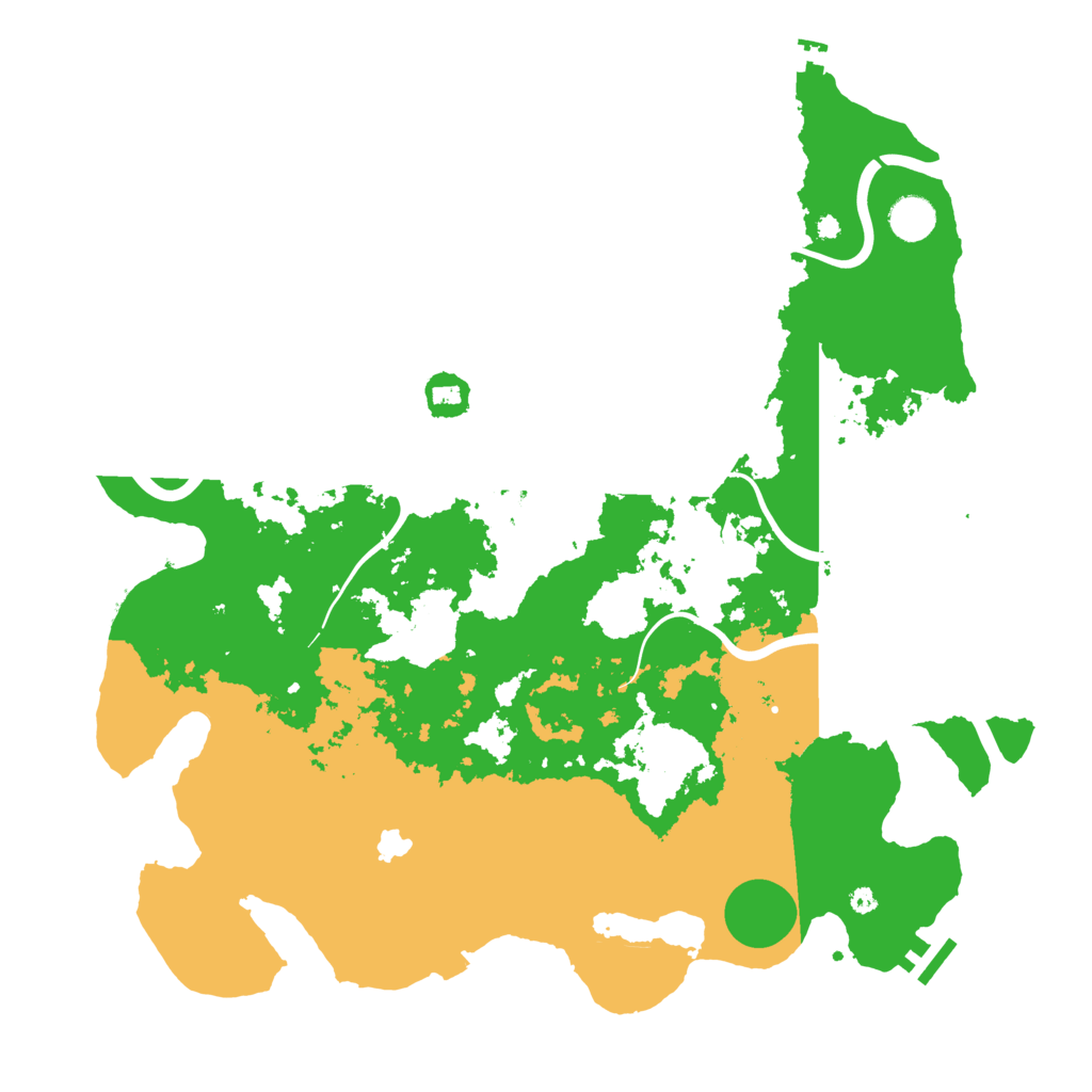 Biome Rust Map: Procedural Map, Size: 4200, Seed: 7354255