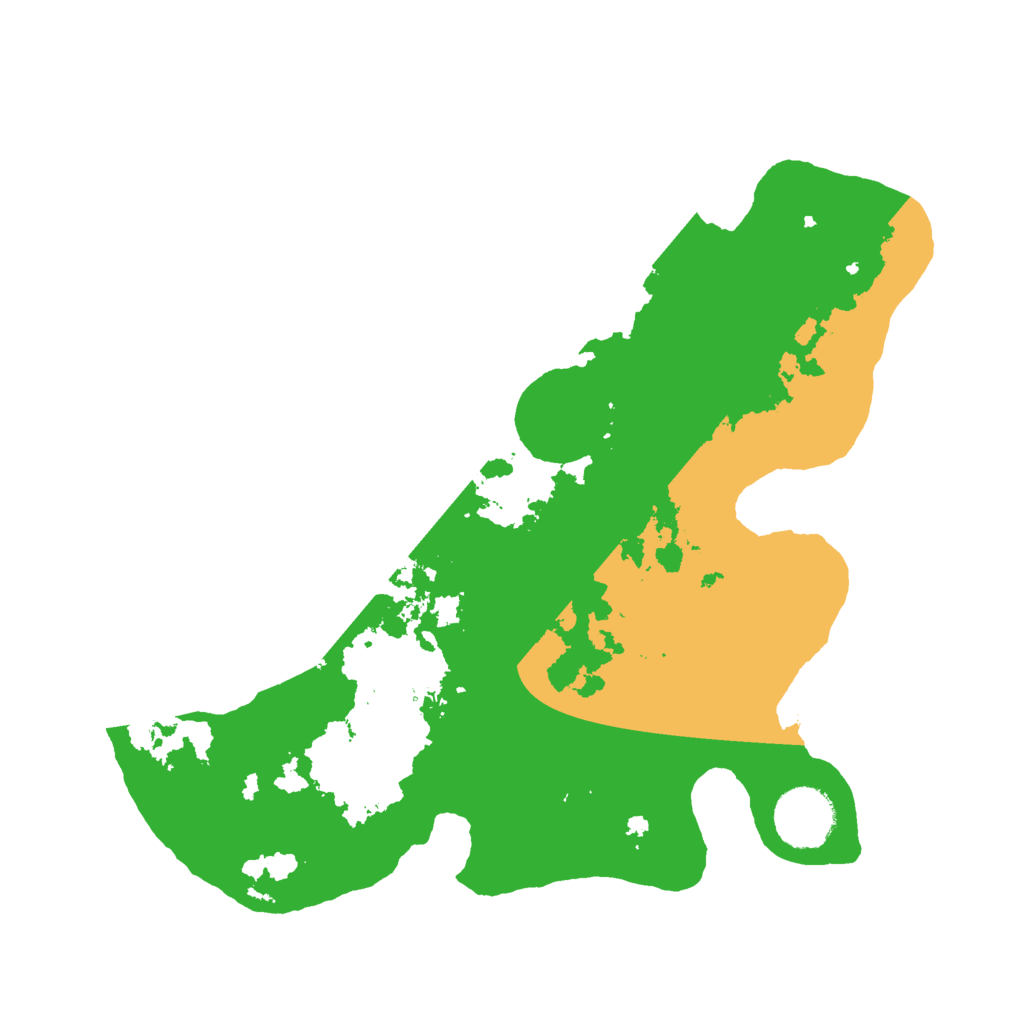 Biome Rust Map: Barren, Size: 3000, Seed: 17