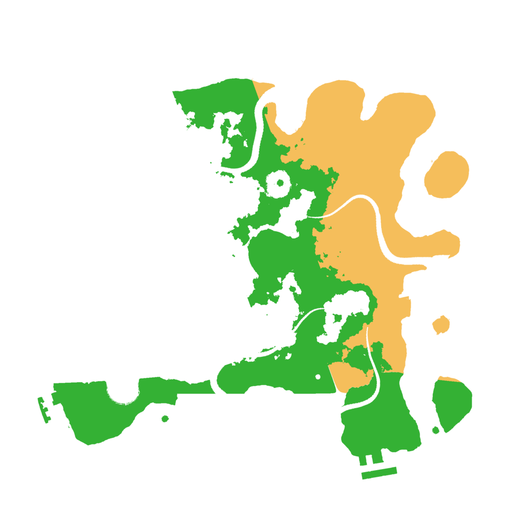 Biome Rust Map: Procedural Map, Size: 3000, Seed: 1480266448