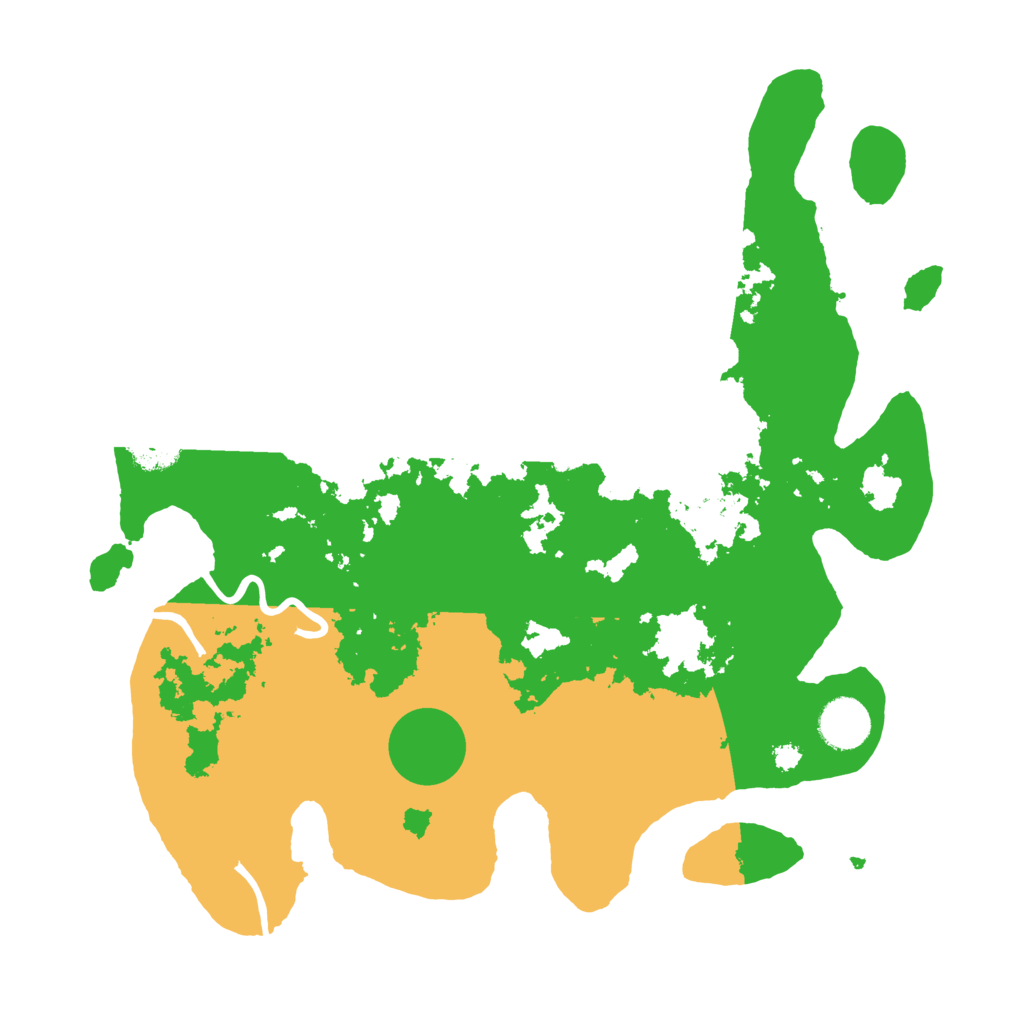 Biome Rust Map: Procedural Map, Size: 3500, Seed: 55991628