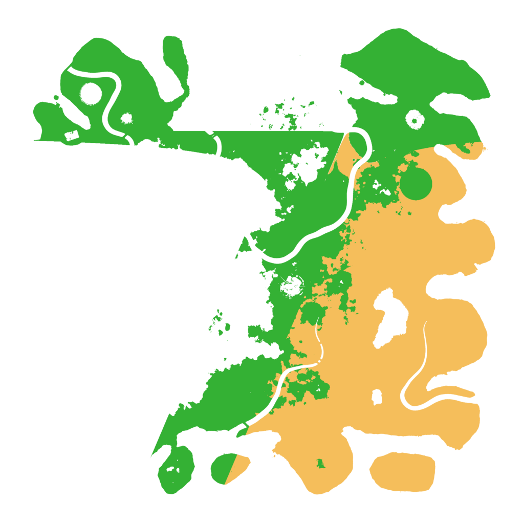 Biome Rust Map: Procedural Map, Size: 4250, Seed: 352958914
