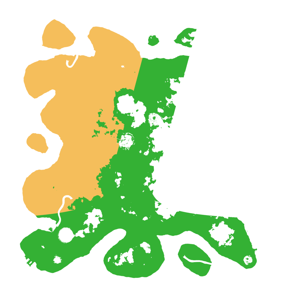 Biome Rust Map: Procedural Map, Size: 3500, Seed: 21037841