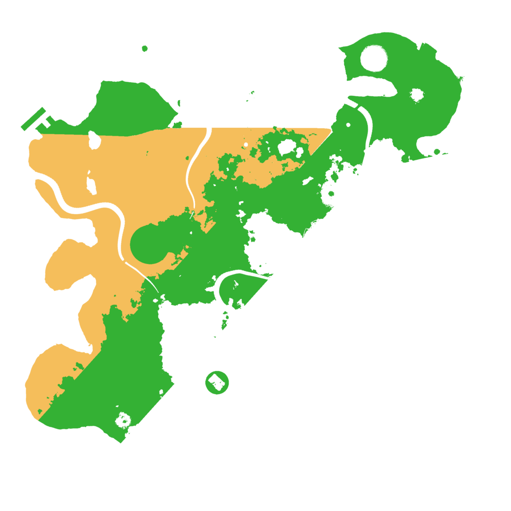 Biome Rust Map: Procedural Map, Size: 3500, Seed: 20375651