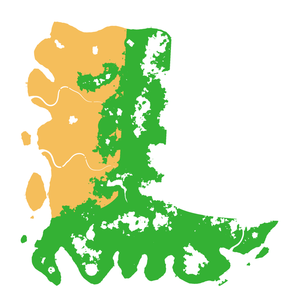 Biome Rust Map: Procedural Map, Size: 4500, Seed: 1545558942