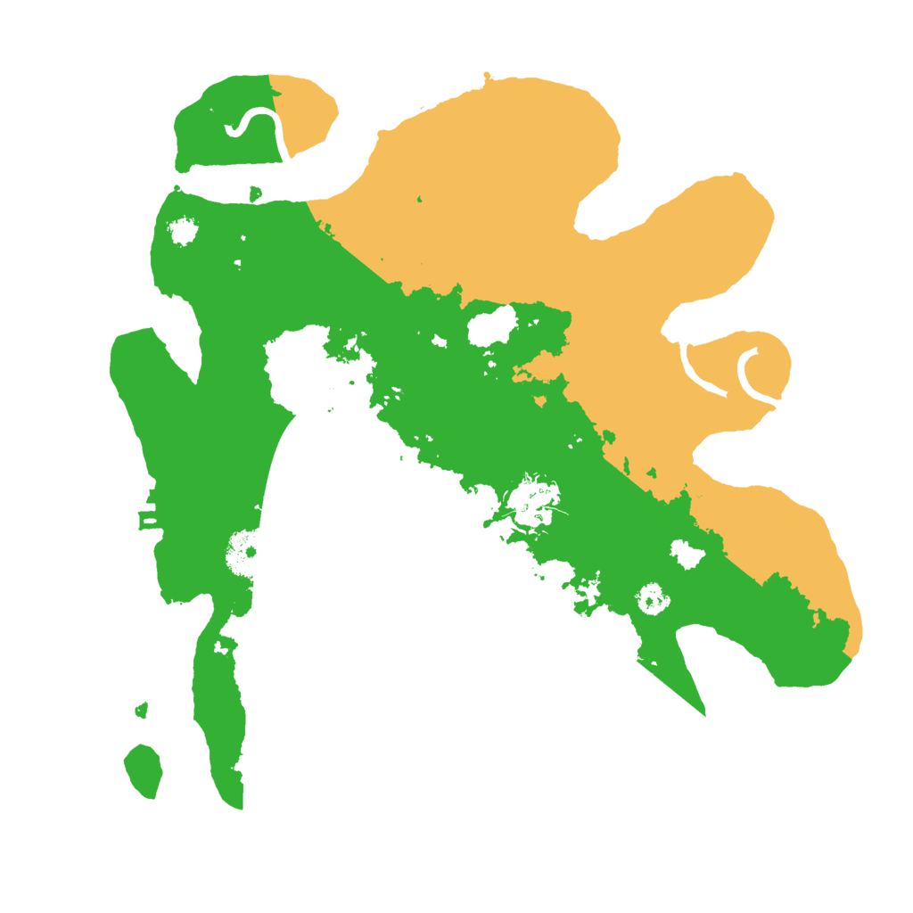 Biome Rust Map: Procedural Map, Size: 3000, Seed: 1057885992