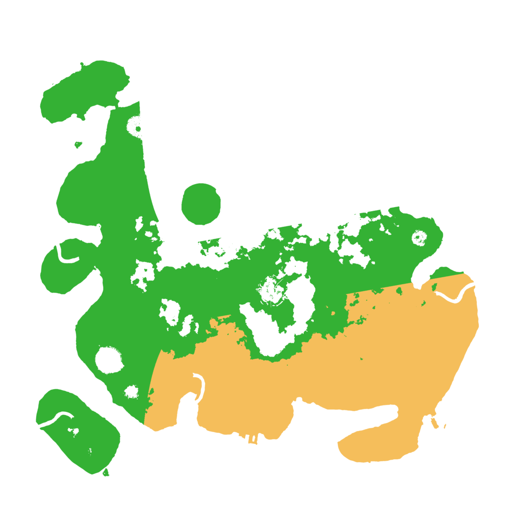 Biome Rust Map: Procedural Map, Size: 3500, Seed: 9782757