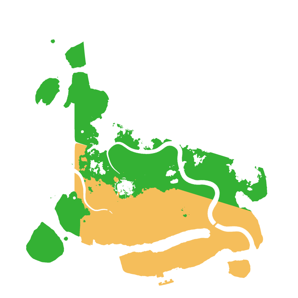 Biome Rust Map: Procedural Map, Size: 3000, Seed: 317326280
