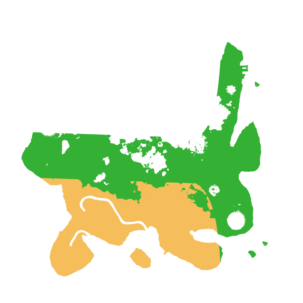 Biome Rust Map: Procedural Map, Size: 3000, Seed: 347086799