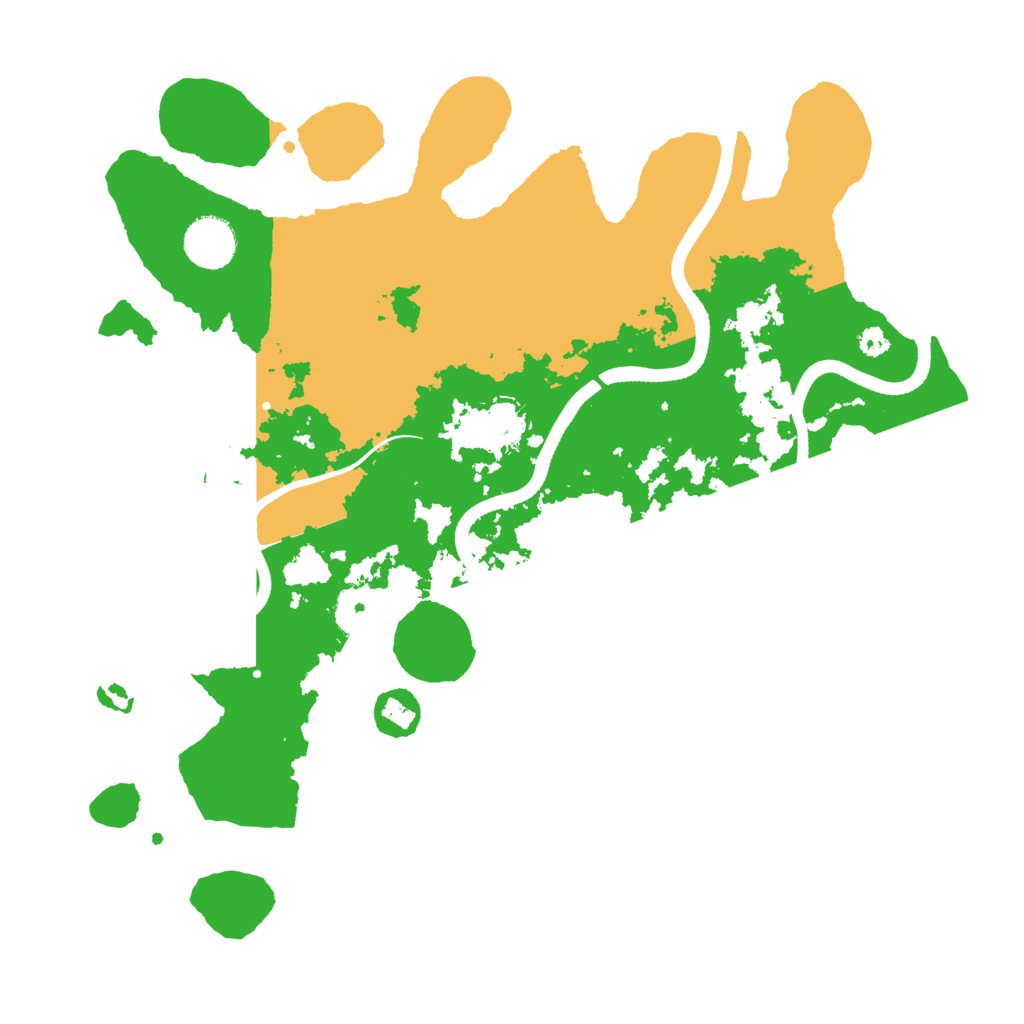 Biome Rust Map: Procedural Map, Size: 3500, Seed: 636579382