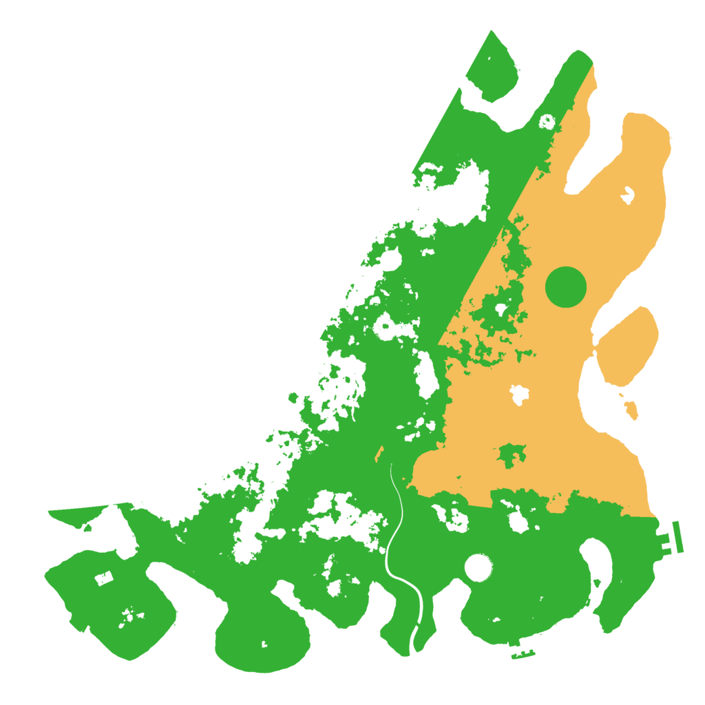 Biome Rust Map: Procedural Map, Size: 4500, Seed: 481624326