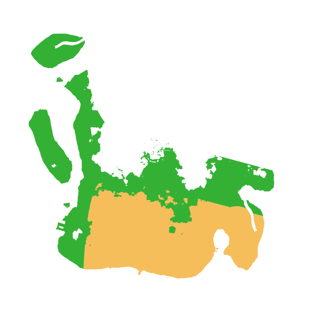 Biome Rust Map: Procedural Map, Size: 2600, Seed: 122