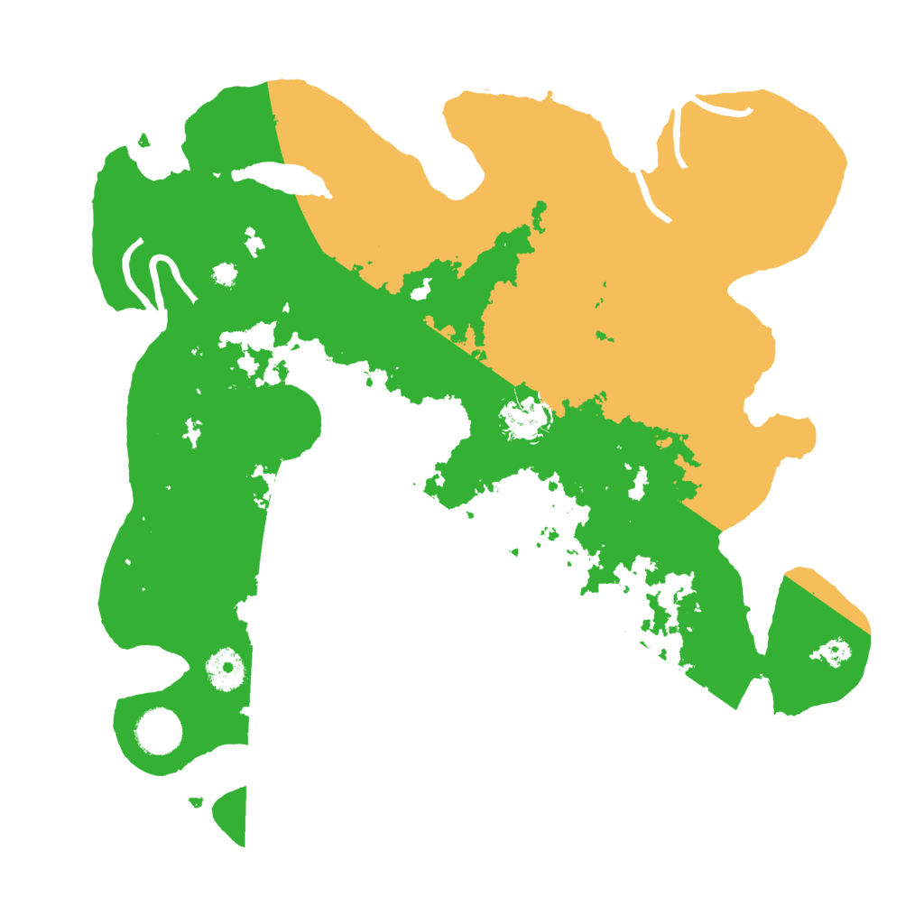 Biome Rust Map: Procedural Map, Size: 3500, Seed: 1011112022