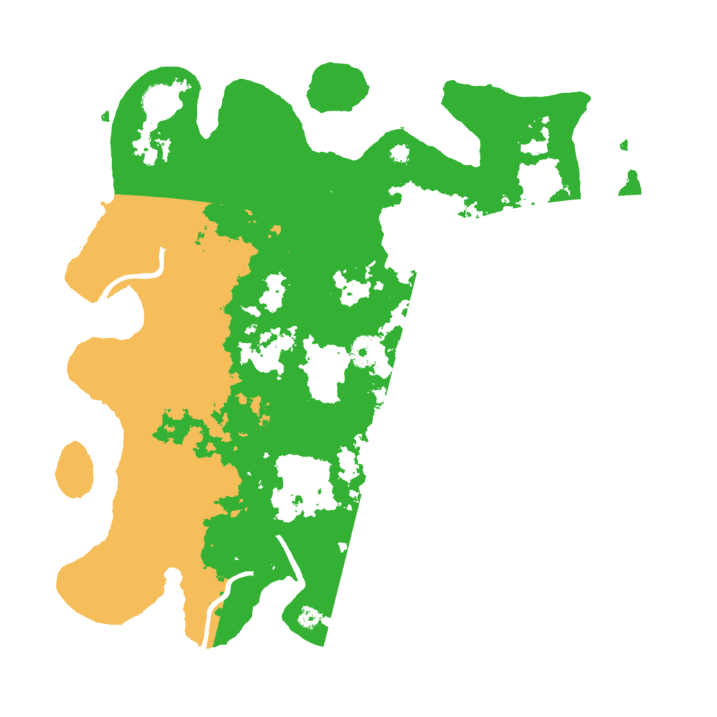 Biome Rust Map: Procedural Map, Size: 3500, Seed: 9757094