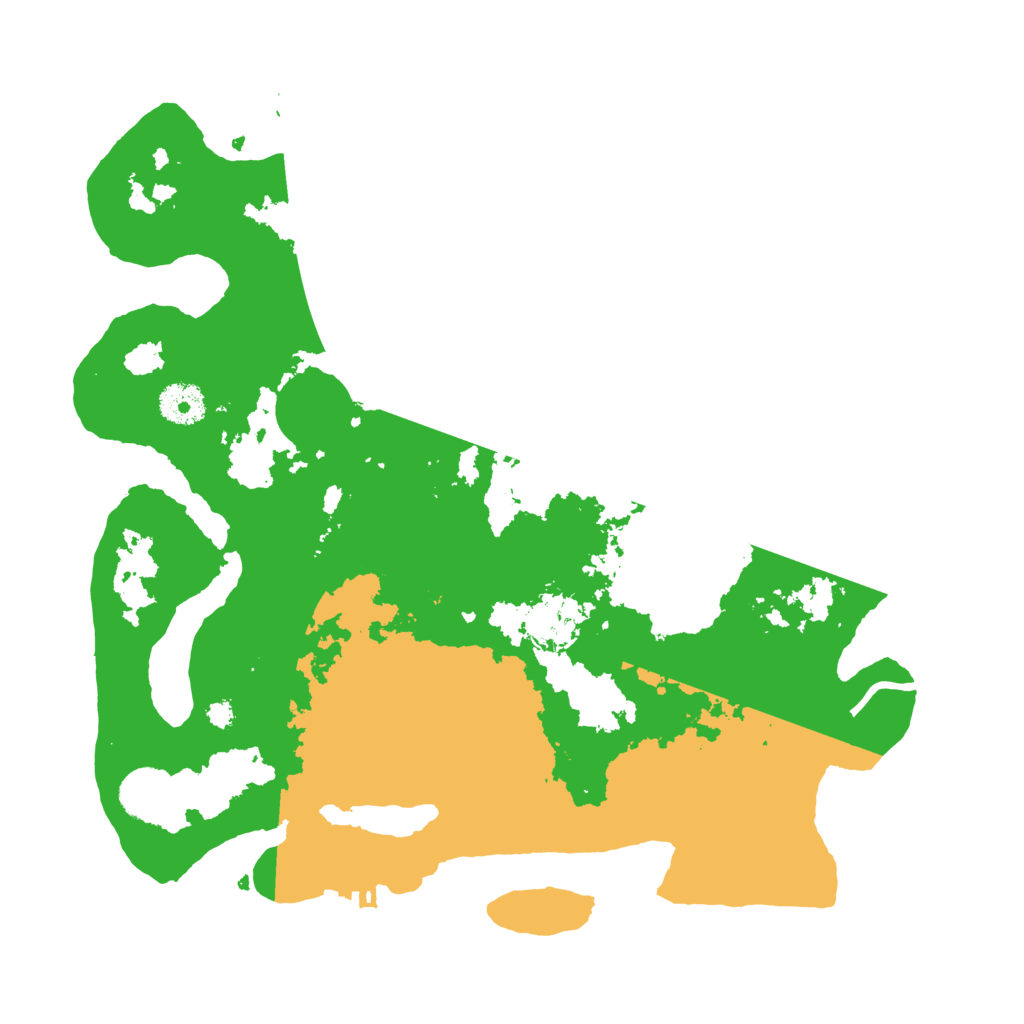 Biome Rust Map: Procedural Map, Size: 3500, Seed: 120369430