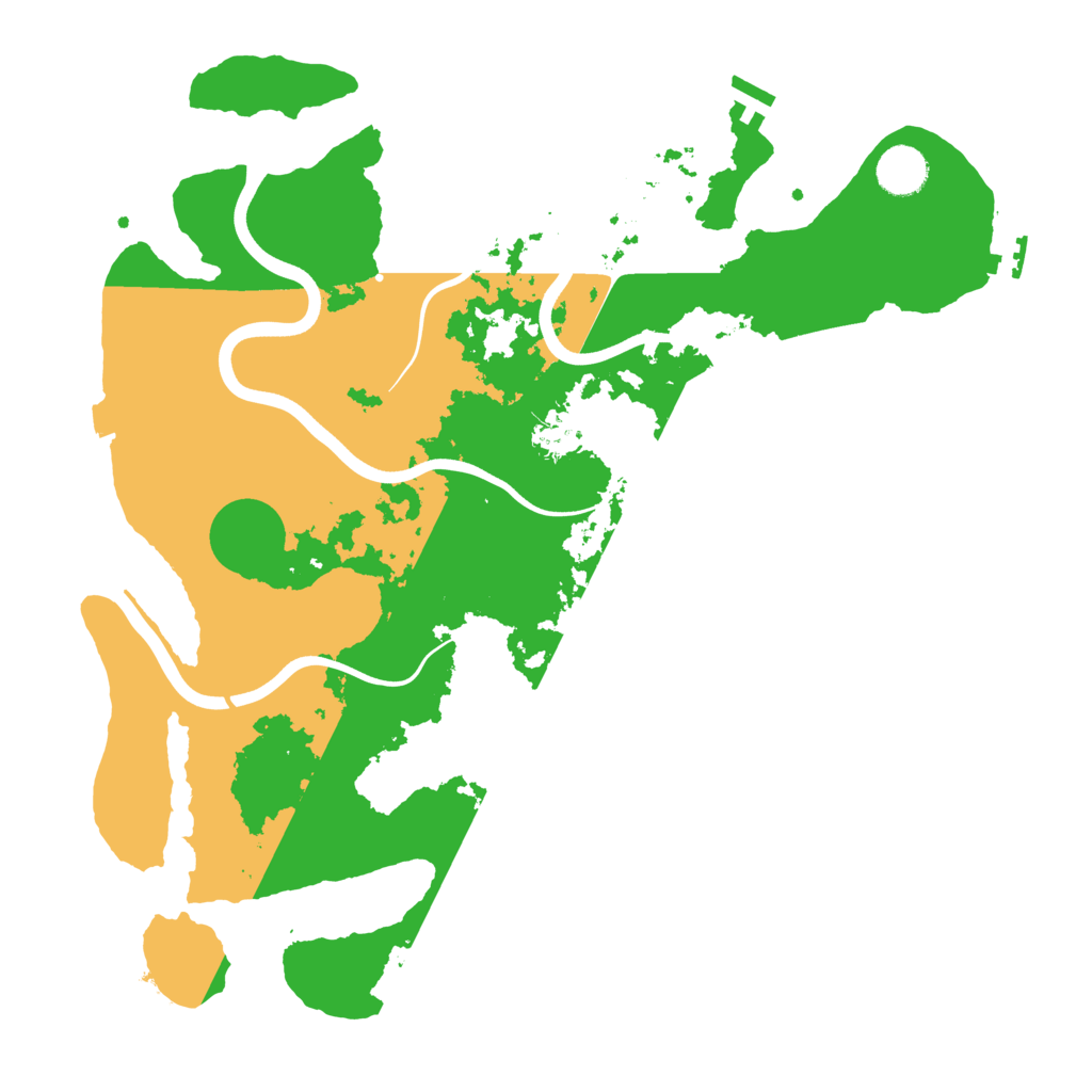 Biome Rust Map: Procedural Map, Size: 3820, Seed: 10