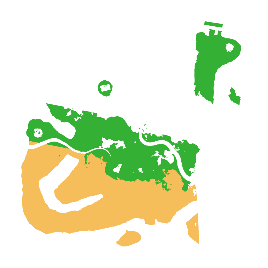 Biome Rust Map: Procedural Map, Size: 2960, Seed: 150