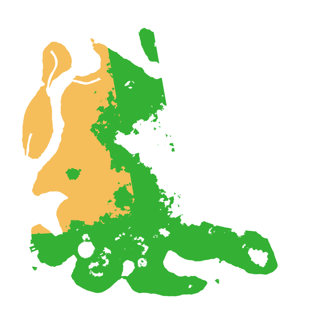 Biome Rust Map: Procedural Map, Size: 3500, Seed: 279775801