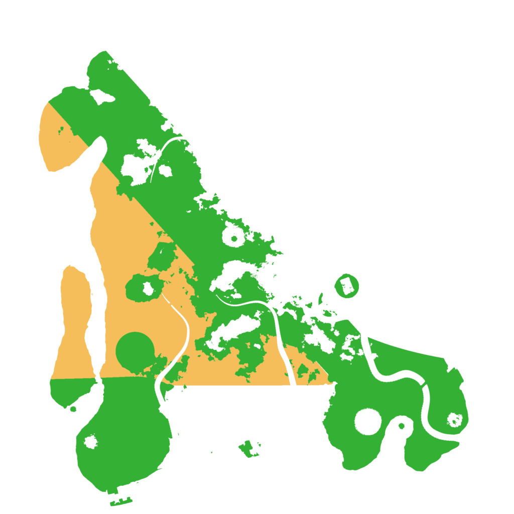 Biome Rust Map: Procedural Map, Size: 3500, Seed: 1602214637