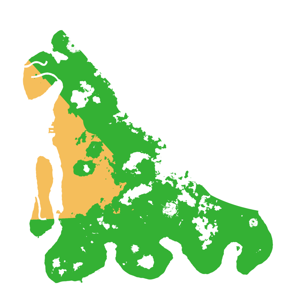 Biome Rust Map: Procedural Map, Size: 3500, Seed: 1602214637