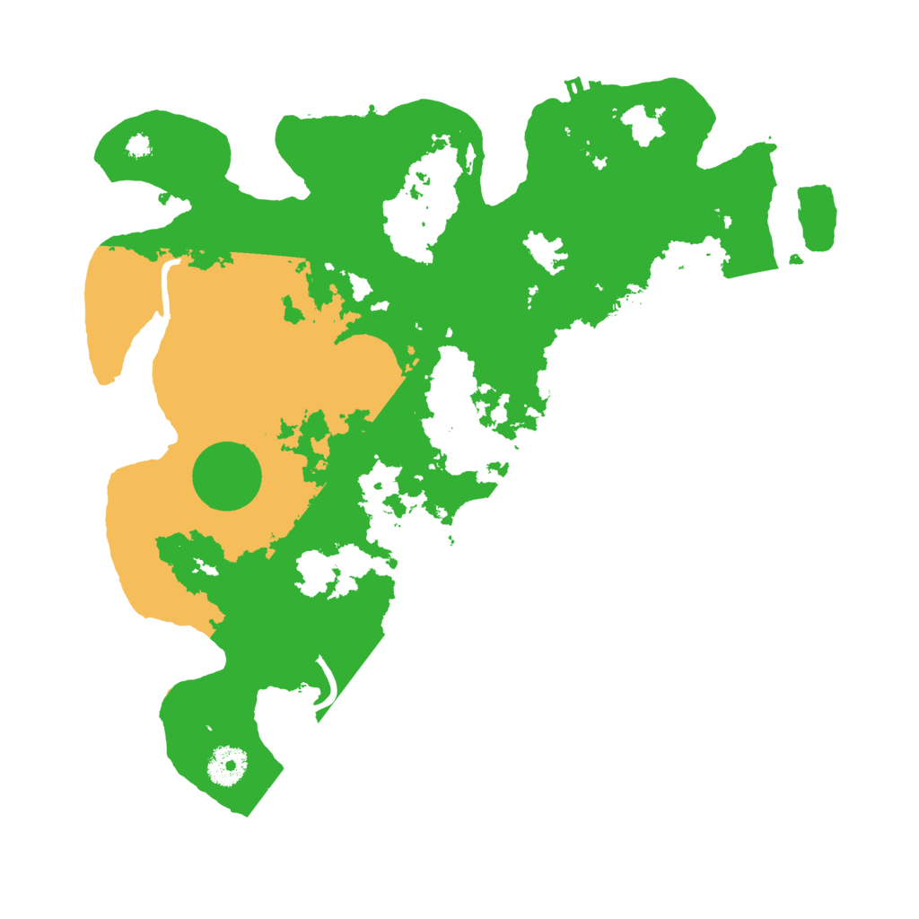 Biome Rust Map: Procedural Map, Size: 3500, Seed: 54709816
