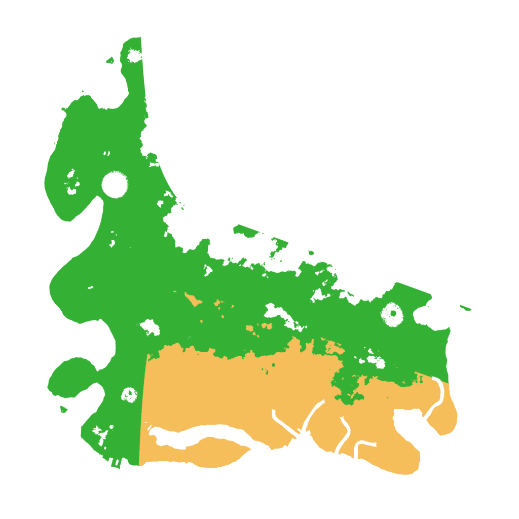 Biome Rust Map: Procedural Map, Size: 3500, Seed: 6888807