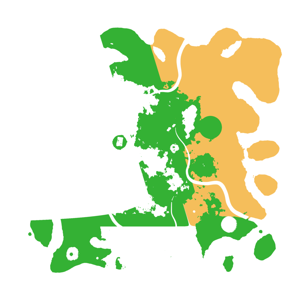 Biome Rust Map: Procedural Map, Size: 3500, Seed: 21298630