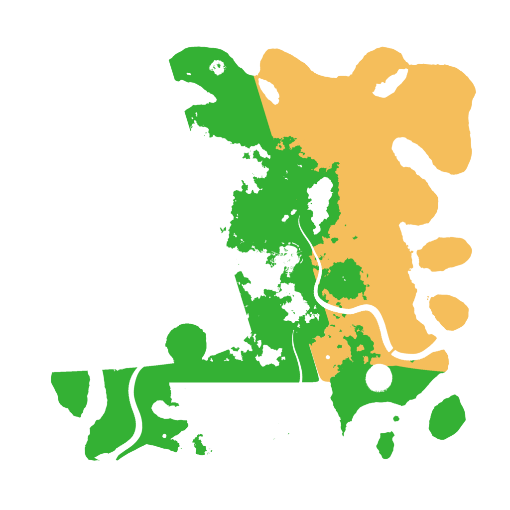 Biome Rust Map: Procedural Map, Size: 3500, Seed: 21298630