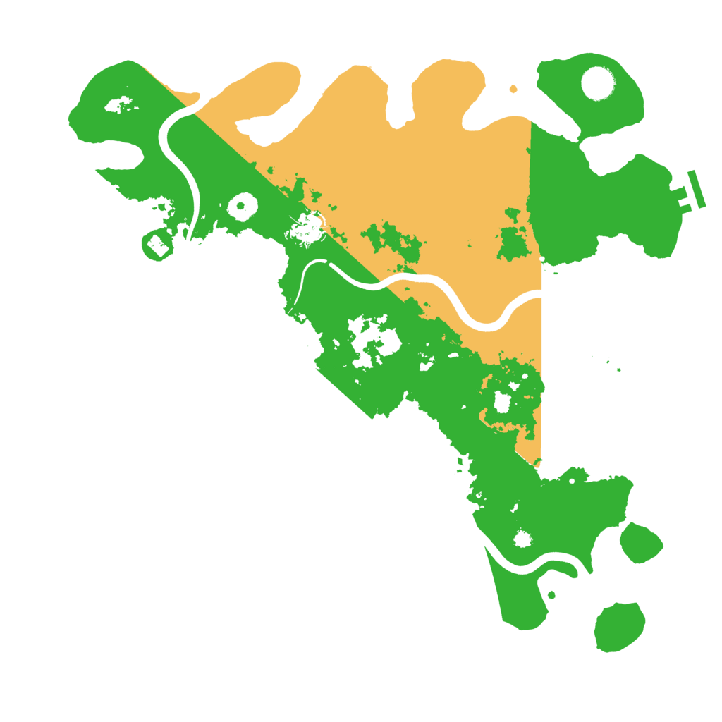 Biome Rust Map: Procedural Map, Size: 3800, Seed: 409404198