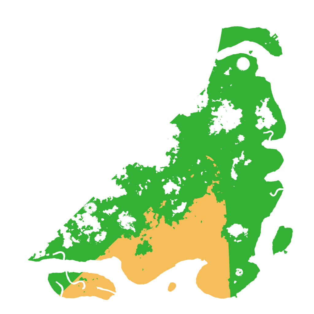 Biome Rust Map: Procedural Map, Size: 4250, Seed: 884695605