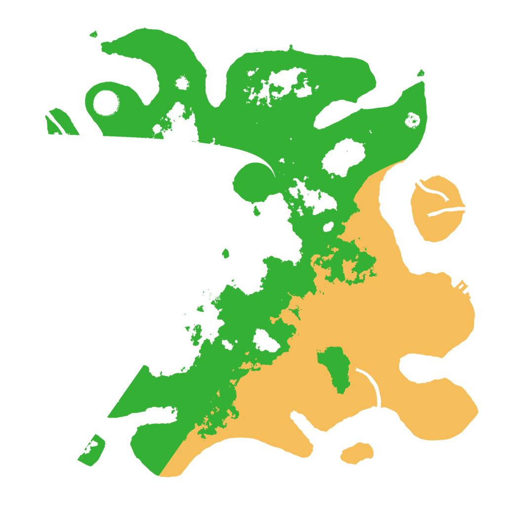 Biome Rust Map: Procedural Map, Size: 3500, Seed: 25659657