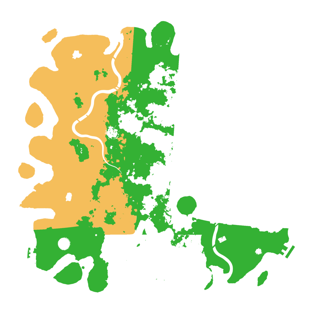 Biome Rust Map: Procedural Map, Size: 4500, Seed: 13337
