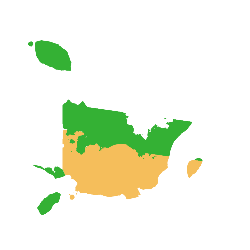 Biome Rust Map: Procedural Map, Size: 2000, Seed: 743