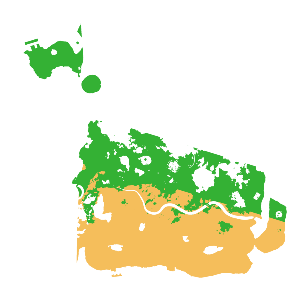 Biome Rust Map: Procedural Map, Size: 4500, Seed: 700939505