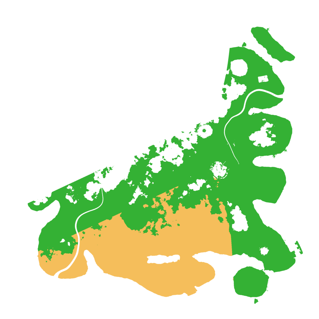 Biome Rust Map: Procedural Map, Size: 3500, Seed: 60208831